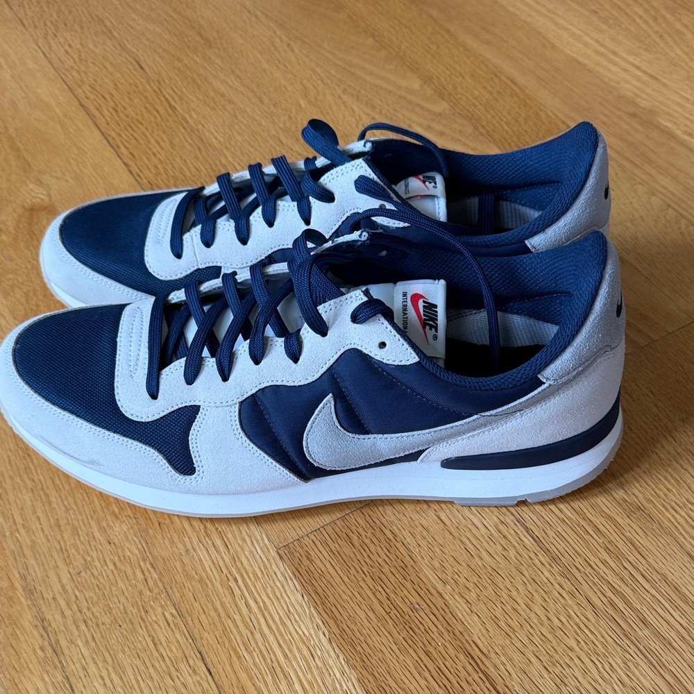 Nike Men’s Navy & Light Gray Running Shoes Mens Size 13